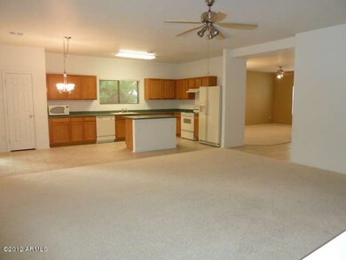 into kitchen