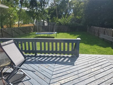 view from Unit 2 - 18 ft x 12 ft deck to large bac