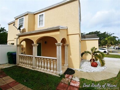 Beautiful side entry with high impact door