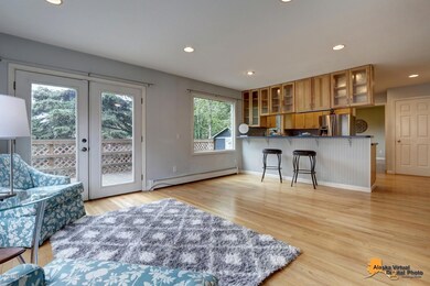 Family Room with door to deck & Yard