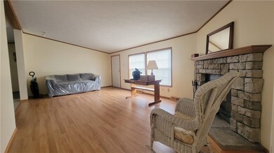 Fireplace in living room