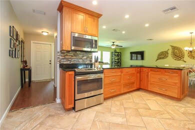 kitchen and foyer