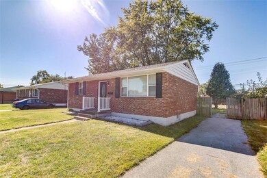 View of front of home with a front lawn