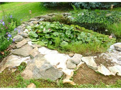 Land. Pond