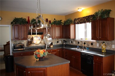 Huge kitchen with tons of cabinet and counter spac