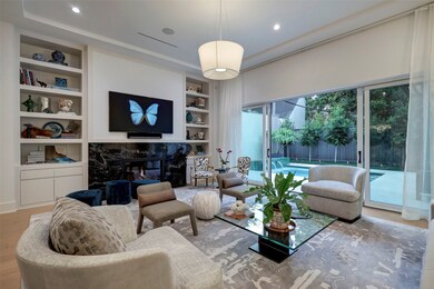 The family room is designed for both comfort and s