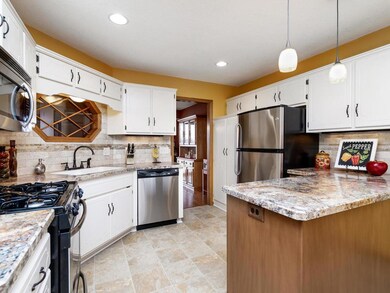 Great space in this kitchen with plenty of cabinet