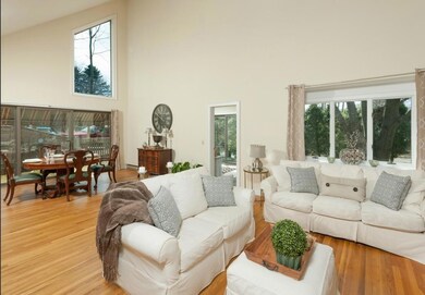 The finely crafted home features a...