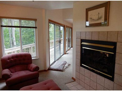 Living Room. Gas fireplace will keep you warm on t