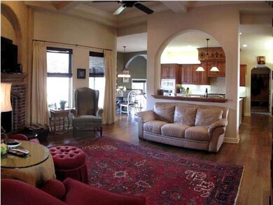 Alternate View of Living Room that opens to the Ki