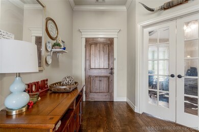 Office is off the front entry