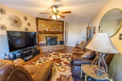 Cozy up in your living room with the wood-look til