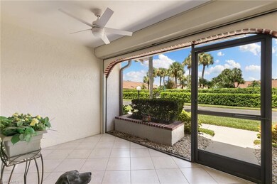 Unfurnished sunroom with a ceiling fan