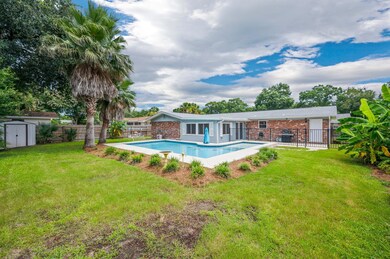 Backyard space, privacy fenced
