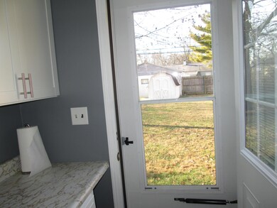 Out the back door!