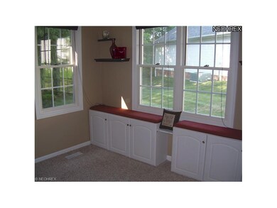 Sitting area on side of great room with window sea
