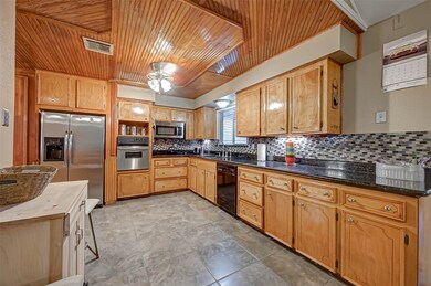 Kitchen has been updated beautifully with wood wor