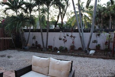 Walled in Back Yard