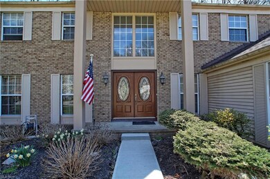 New door and brick facade