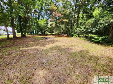Middle of Lot, showing trees along side and back o