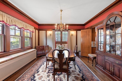 Spacious dining room