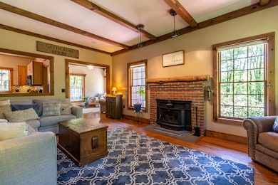 Fireplace with Wood Burning Stove Insert