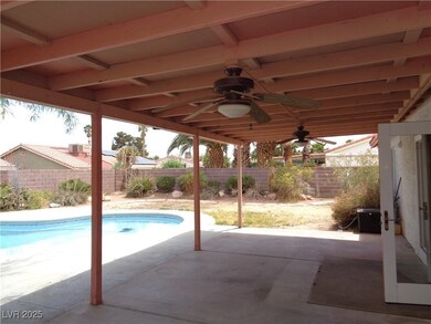 View of pool featuring a fenced in pool, a fenced