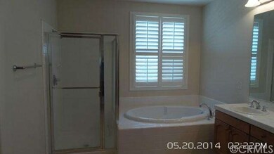 Master bath shower and tub