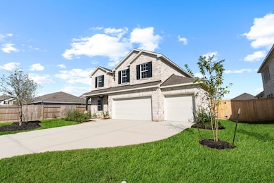 Take in the beauty of this move-in ready home featuring manicured landscaping, full sod, and a front sprinkler system that keeps your lawn vibrant. The elegant brick elevation, classic shutters, and welcoming entryway showcase the perfect blend of style and comfort.