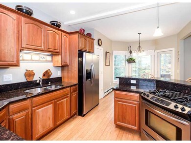 Kitchen. An open concept with views...