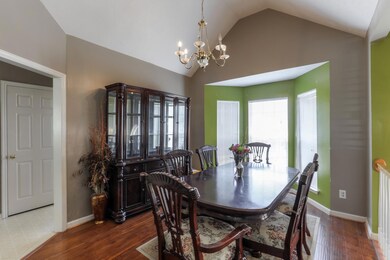 Separate dining room.