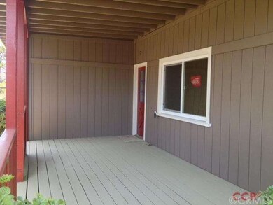 Covered front porch.