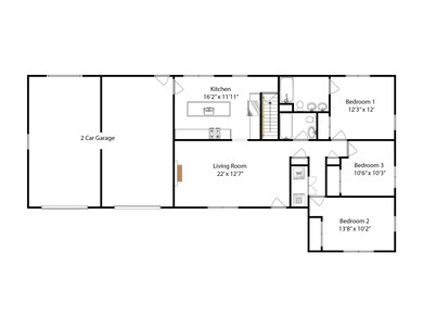 main level floor plan picture