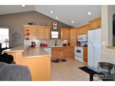 Large, bright kitchen