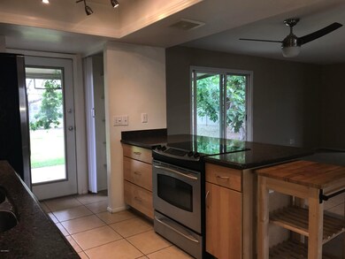 kitchen pantry & exit to patio