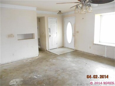 Living and front entry