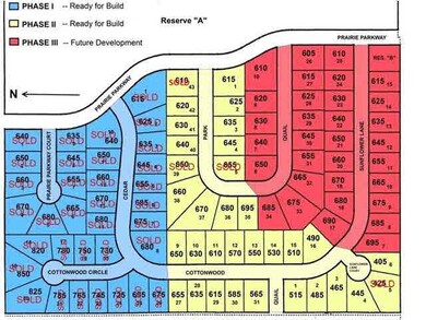 Prairie Village, Phase II is in yellow