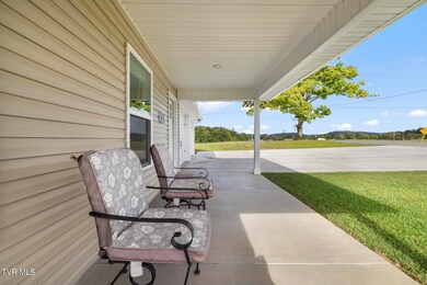 Covered front porch