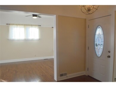 View from foyer leading into living room