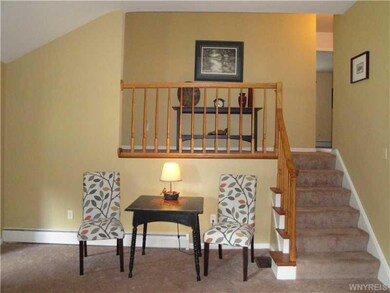 Living Room. Just a Few Steps up to the Bedrooms