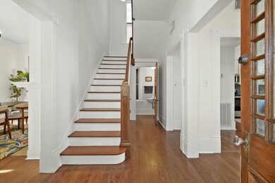 Large and open entry.  The current owners have rec