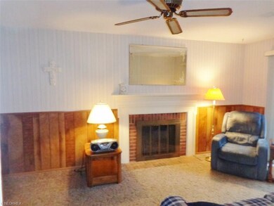 Here we have a better view of the fireplace.  The 
