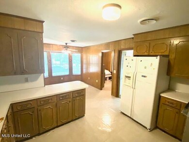 Kitchen with view of breakfast