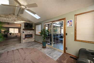 Access to the deck and above-ground pool