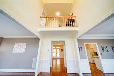 2 story entry, den/office to the left and formal d