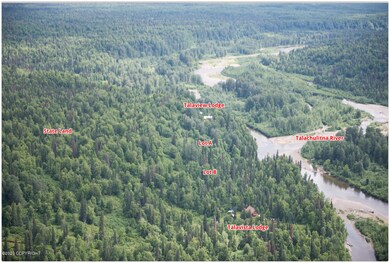 Aerial map lots A & B & lodges
