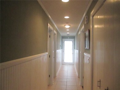 Hall way, bedrooms on each side