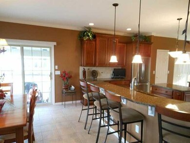 Kitchen kitchen sliders open to 14x19 roof covered