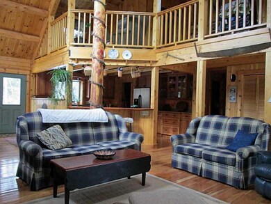 Living Room. The open concept floor...