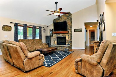 These gleaming hardwood floors look beautiful next